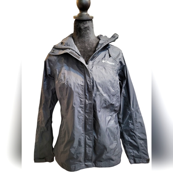 Columbia Women's Black Hooded Jacket Small - Picture 1 of 16